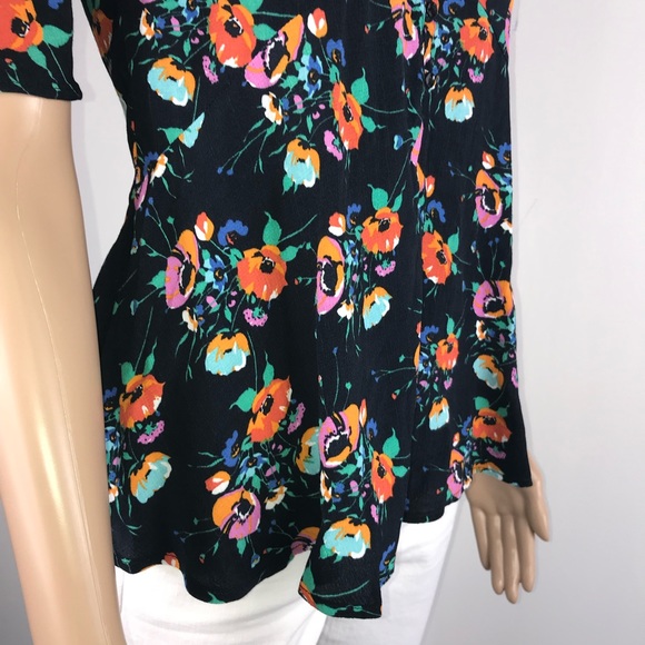 Zara Trafaluc Popover Blouse Bell Bo - Picture 5 of 9